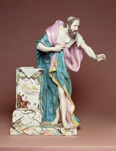 Figur von Demosthenes, Burslem, Staffordshire, ca. 1790 von Enoch Wood